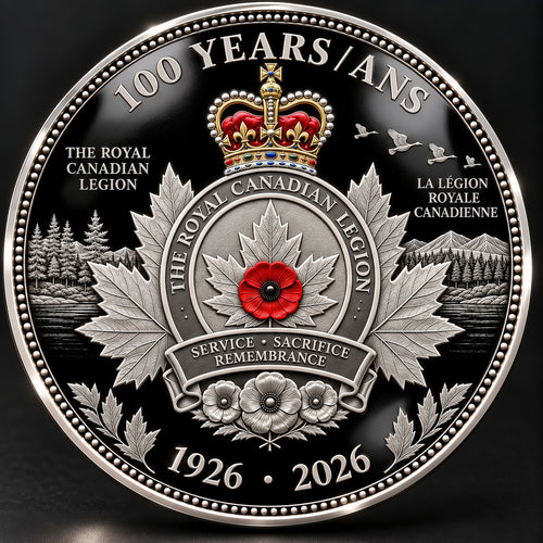 Royal Canadian Legion 100th Anniversary Commemorative Coin