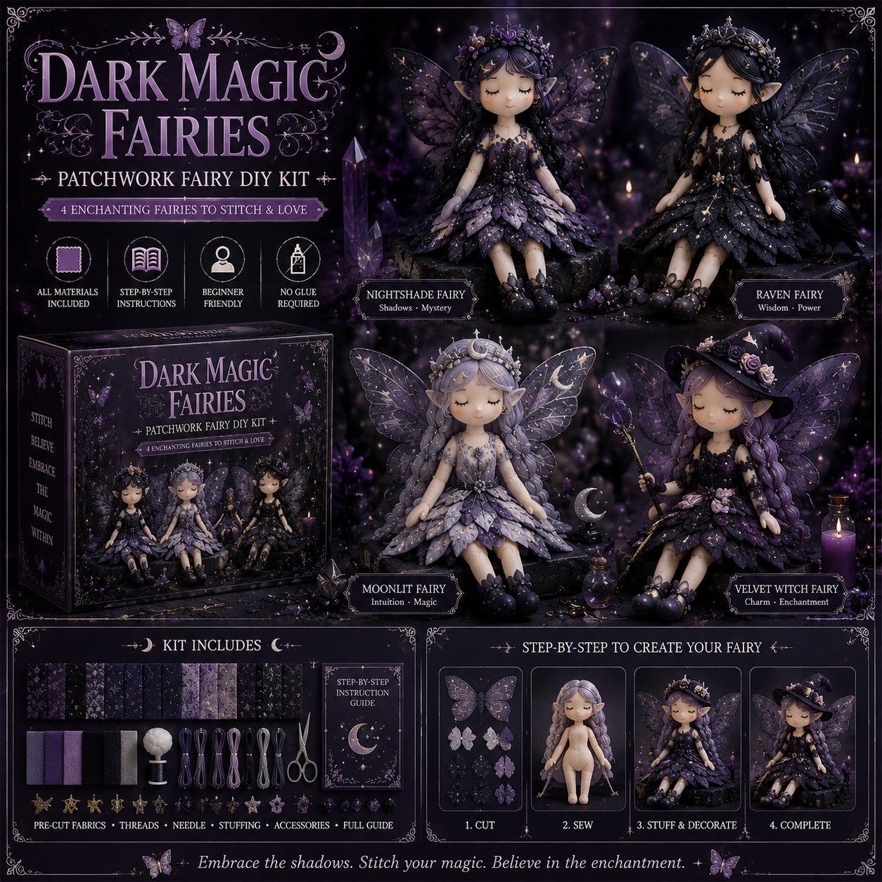 🔥Last Day 49% OFF🌸Fairy Patchwork DIY Collection ✨