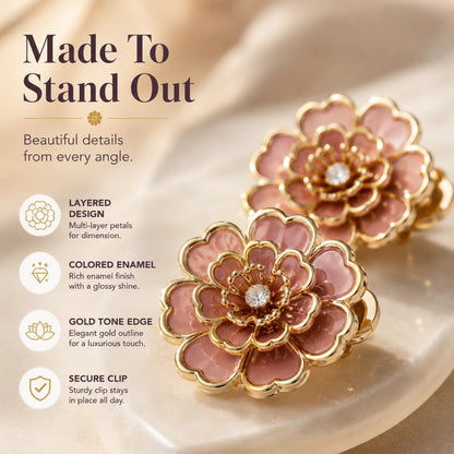 🌸 Flower Button Covers – Instant No-Sew Shirt & Blouse Upgrade