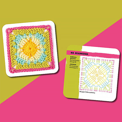 🧶✨ 50-Design Crochet Inspiration Card Set – Portable Stitch, Pattern & Color Guide