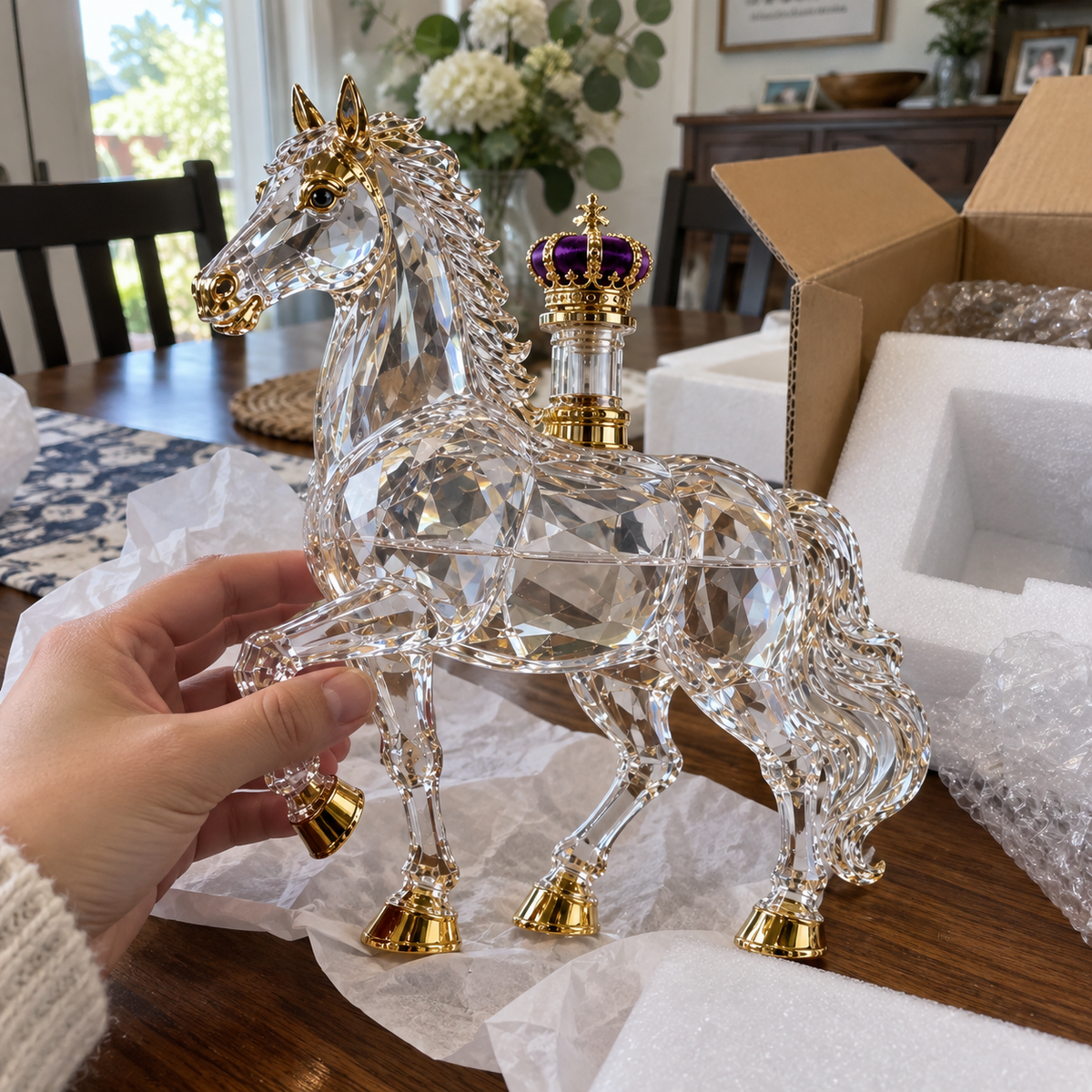 👑 Wild Horse Reserve Whiskey Bottle