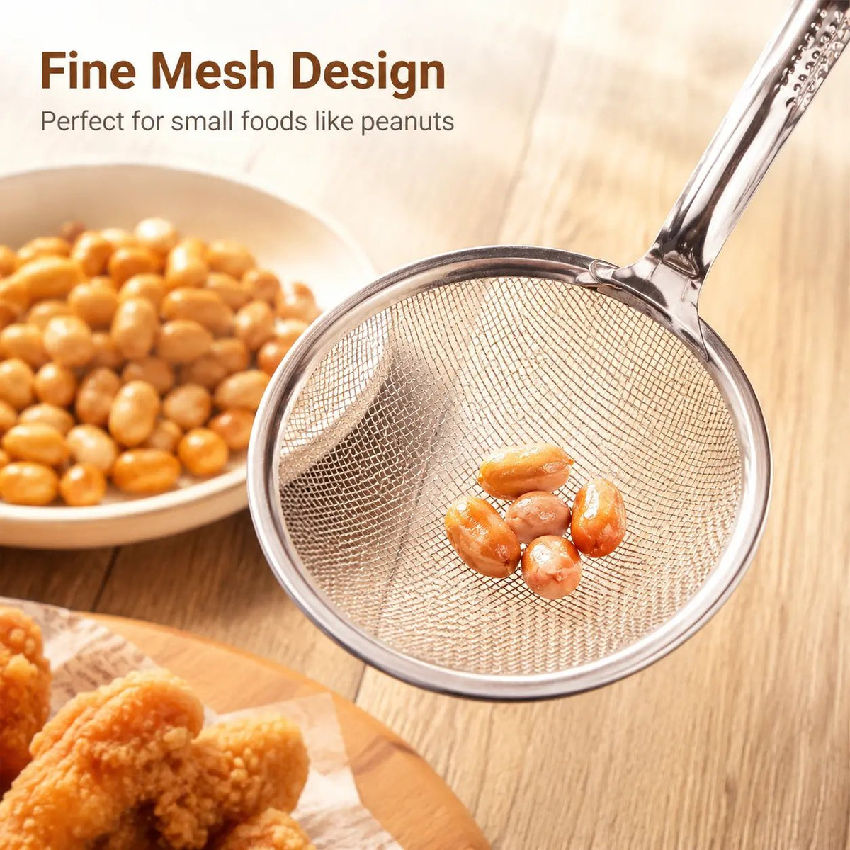 🍟✨ Fry & Drain Kitchen Tongs – Grab, Strain & Serve with One Handy Tool
