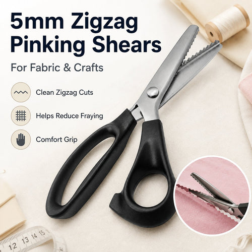 ✂️ Limited-Time 50% OFF – 5mm Zigzag Pinking Shears for Fabric & Crafts