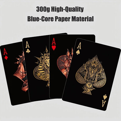 🃏👑 Black-Gold Egyptian Mythology Playing Cards