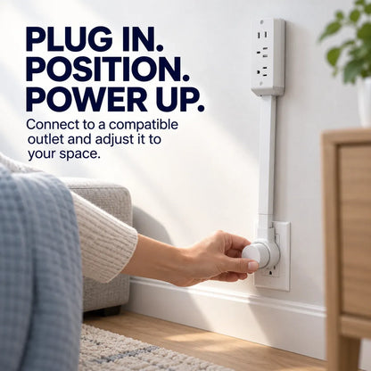 🔌 Rotating Wall Outlet Extender – Bring Hidden Outlets Within Easy Reach