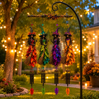 🧙‍♀️🍂 Halloween Witch Wind Chime Hanging Decor