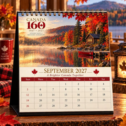 🍁🇨🇦 2027 Canadian Scenic Calendar – 12 Months of Beautiful Coast-to-Coast Views