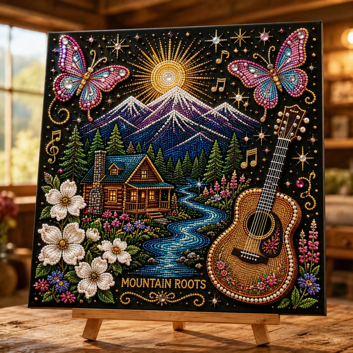 🎁🎤 Premium 3D Pearl Dolly Country Music Tribute Art Kit 💎✨