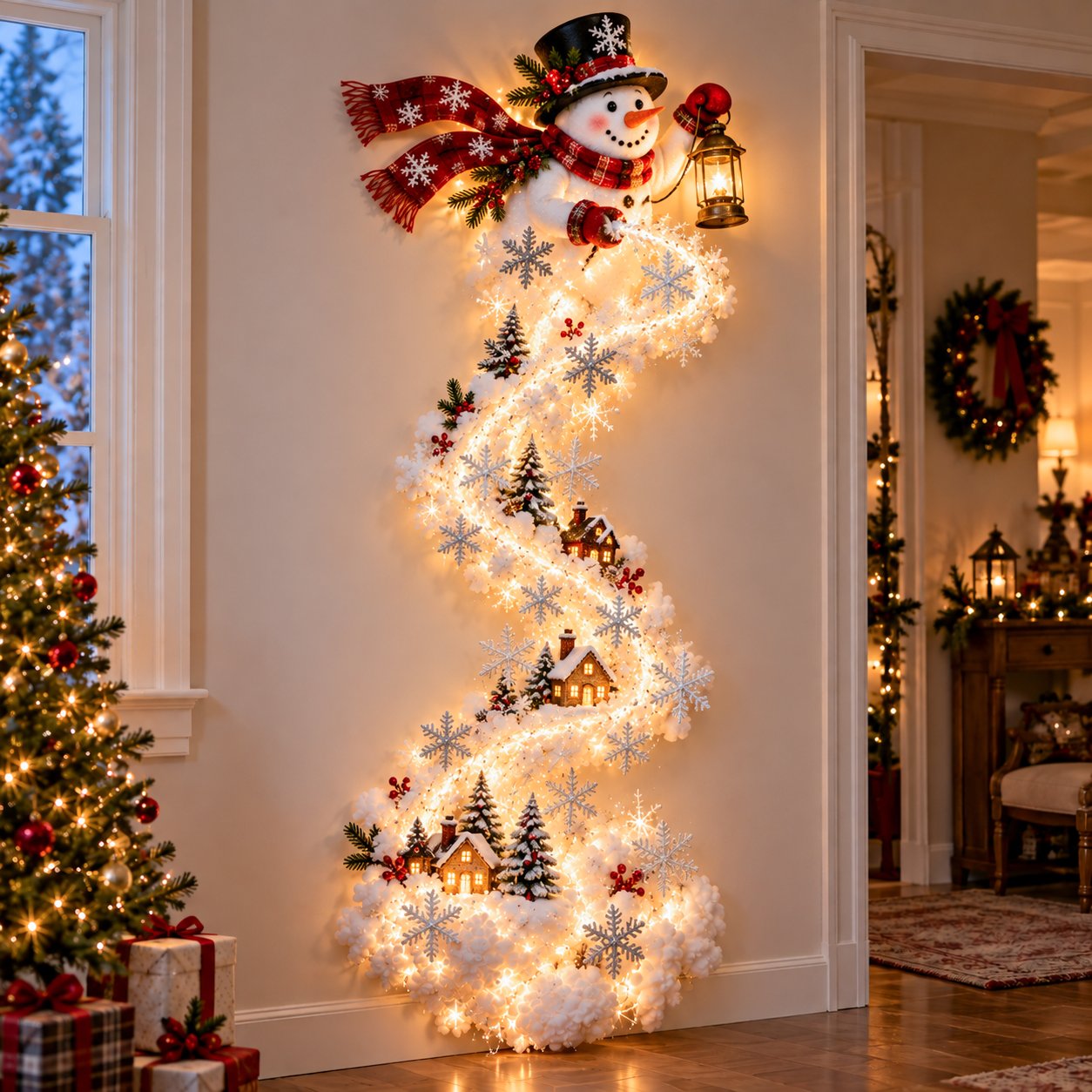 Reindeer Christmas wall decoration