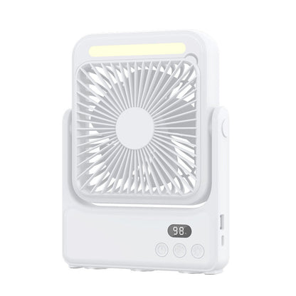 ⚡50% OFF TODAY🧲Rechargeable Magnetic Portable Fan With Light 🧊& Remote Control