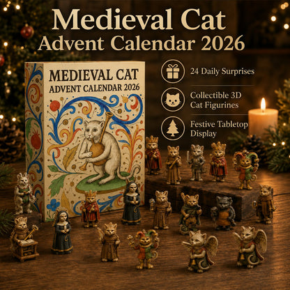 🐱🏰 Medieval Cat Advent Calendar 2026 – 24 Days of Hilarious Medieval Cat Collectibles 🎄✨