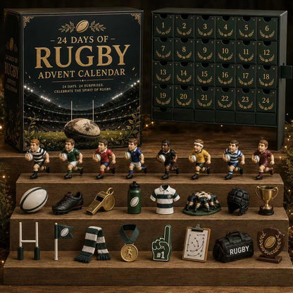 🏉 Rugby Advent Calendar – 24 Unique Rugby‑Themed Acrylic Charms