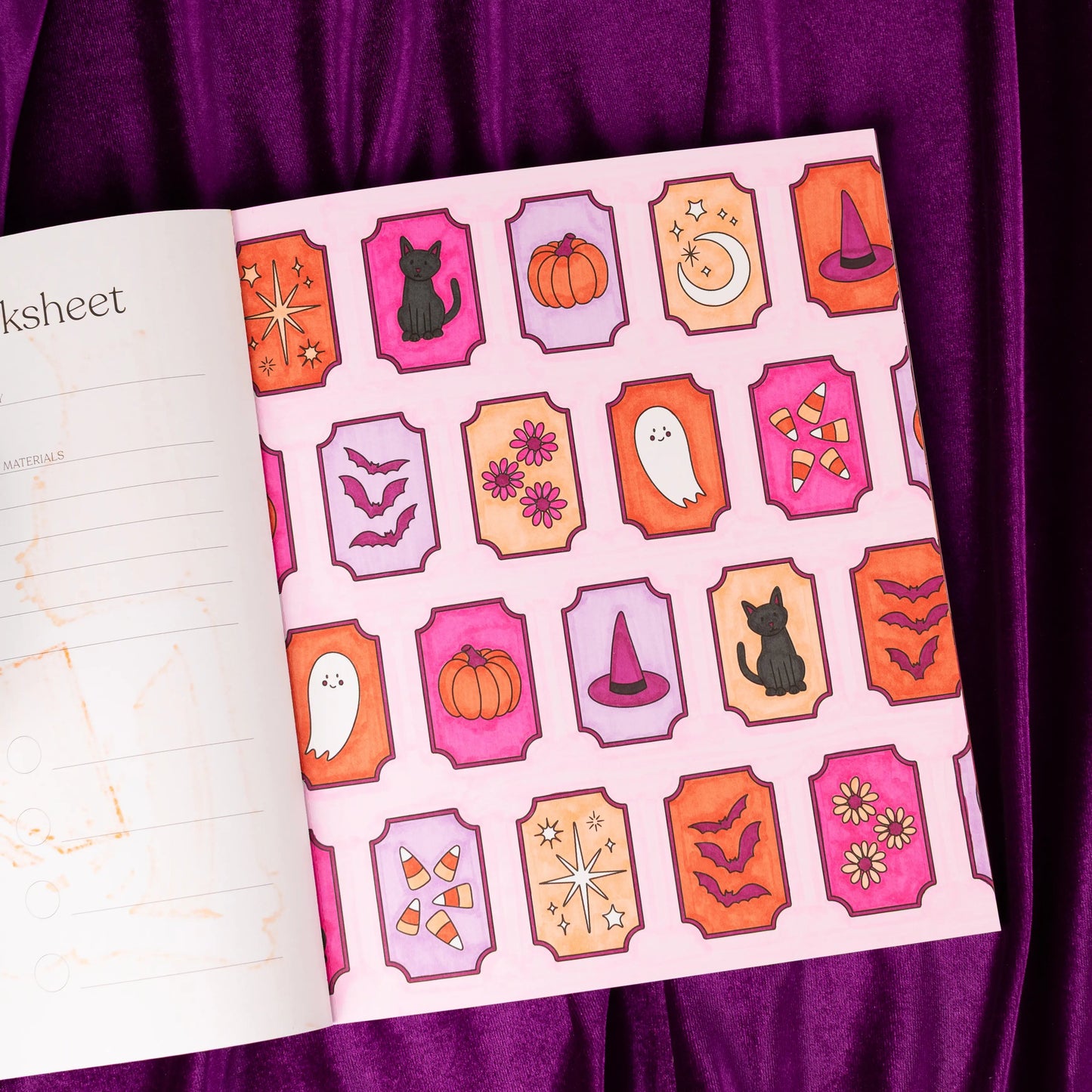 👻🦇Sweet & Spooky Coloring Book | 🎨✍️Your Cozy Halloween Coloring Escape(Hardcover)