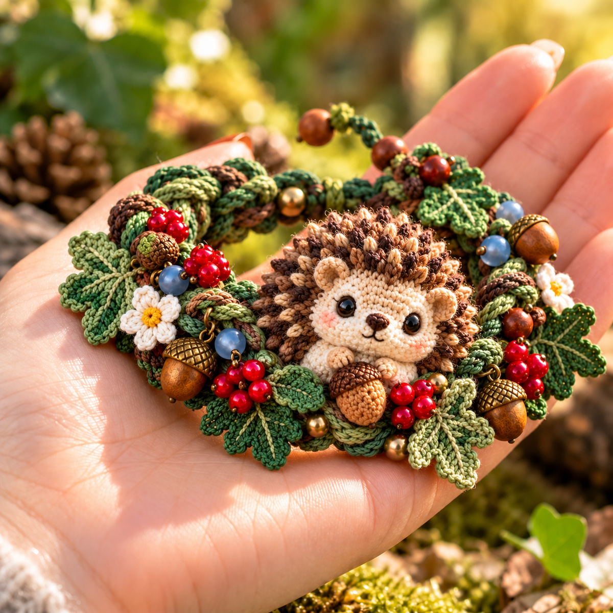 🌿🧶 Woodland Wrist Friends™ – Handmade Crochet Animal Bracelet Collection