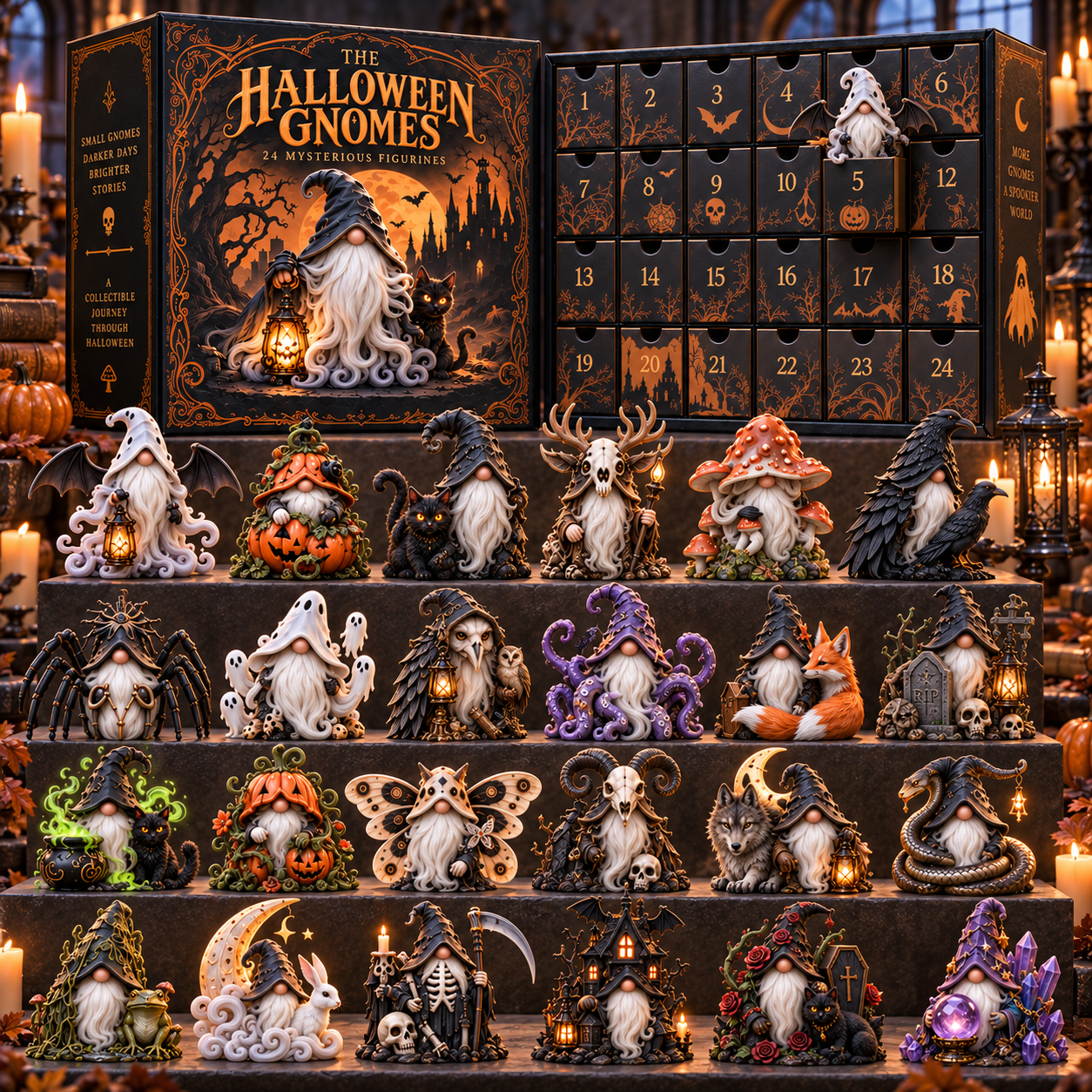 🎃 24 Days of Haunted Gnomes 👻🎁