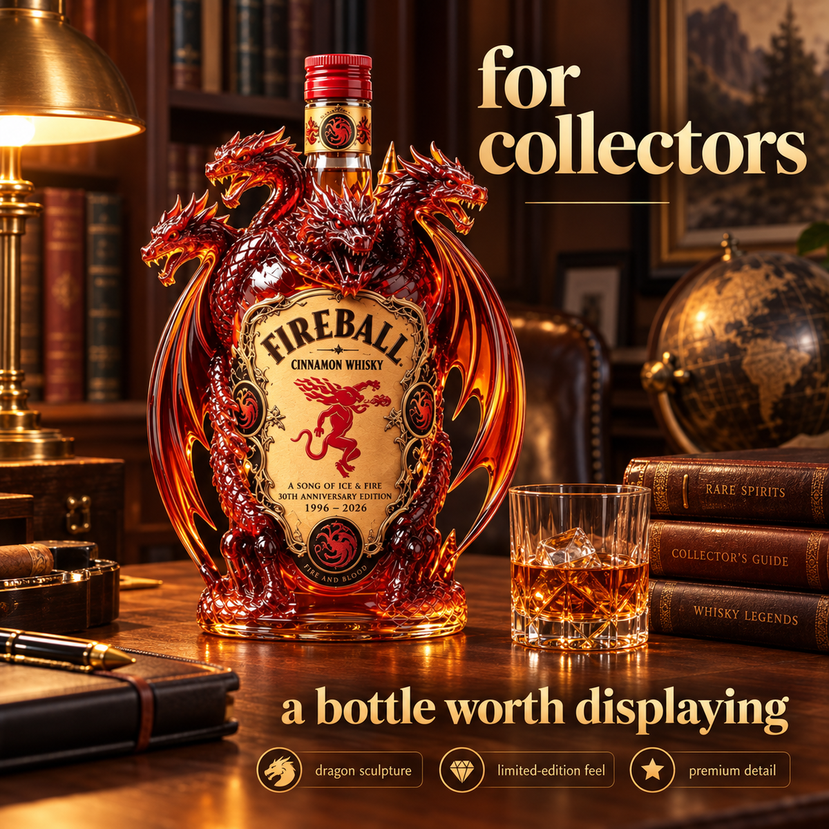 Legendary Dragon Decanter – Collector’s Edition Display Bottle