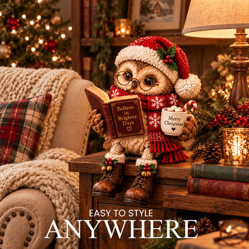 🦉Heartwarming Reading Owl Figurine✨