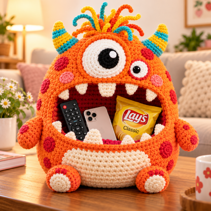 👾Clutter Munchers Hungry Monster DIY Crochet Storage Buddies 🧶