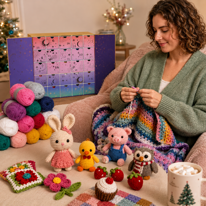 🧵 Crochet Advent Calendar 2026 – 25 Days of Yarn, Crochet Tools, Patterns & Creative Surprises (🔥Same as in the video)