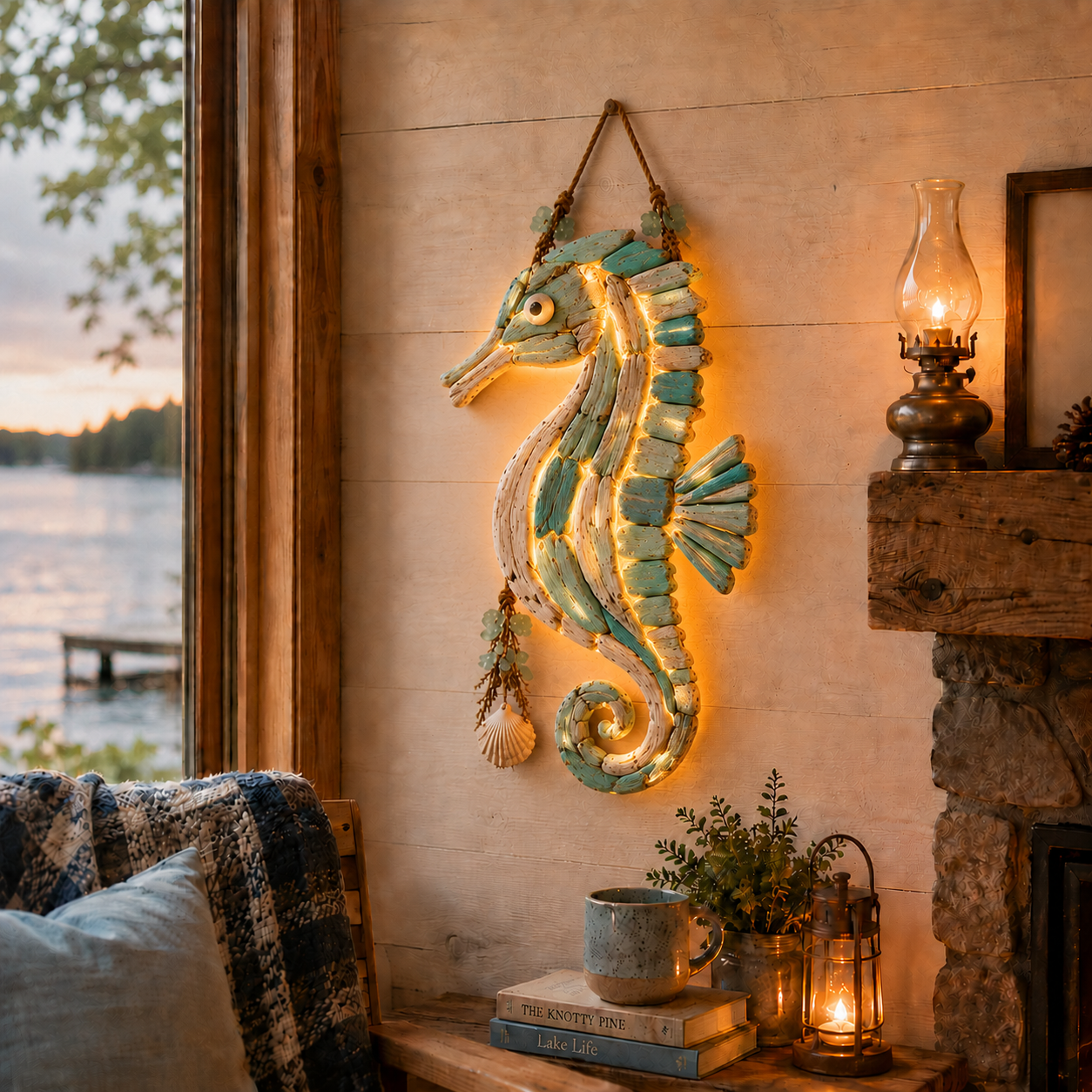 🌊Coastal Driftwood Ocean Animal Wall Decor