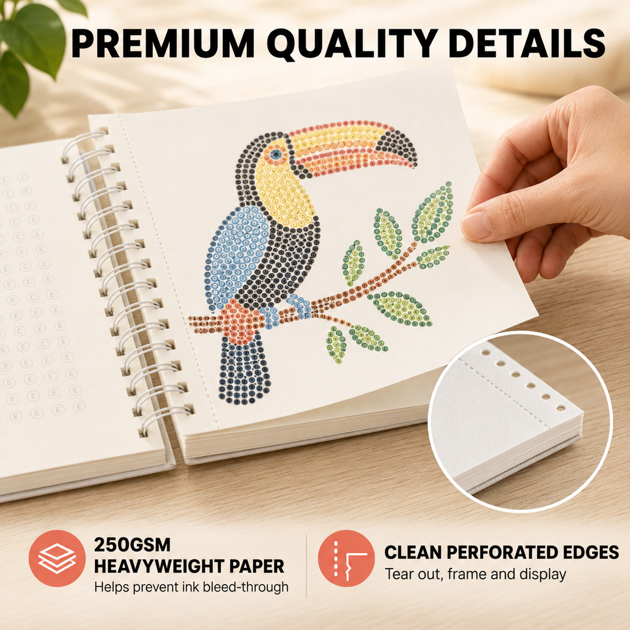 🎨Dot-By-Letter Mindful Coloring Kit - Stress Relief Dot Marker Art Set with 10 Vibrant Colors & 20 Hidden Scene