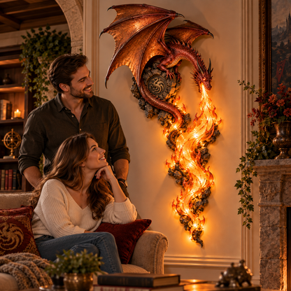 🔥Last Day 49% OFF -🐉 Dragonfire Guardian™ Wall Sconce – A Legendary Flame Awakens On Your Wall 🔥