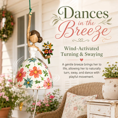 Whimsical Dancing Lady Hanging Ornament