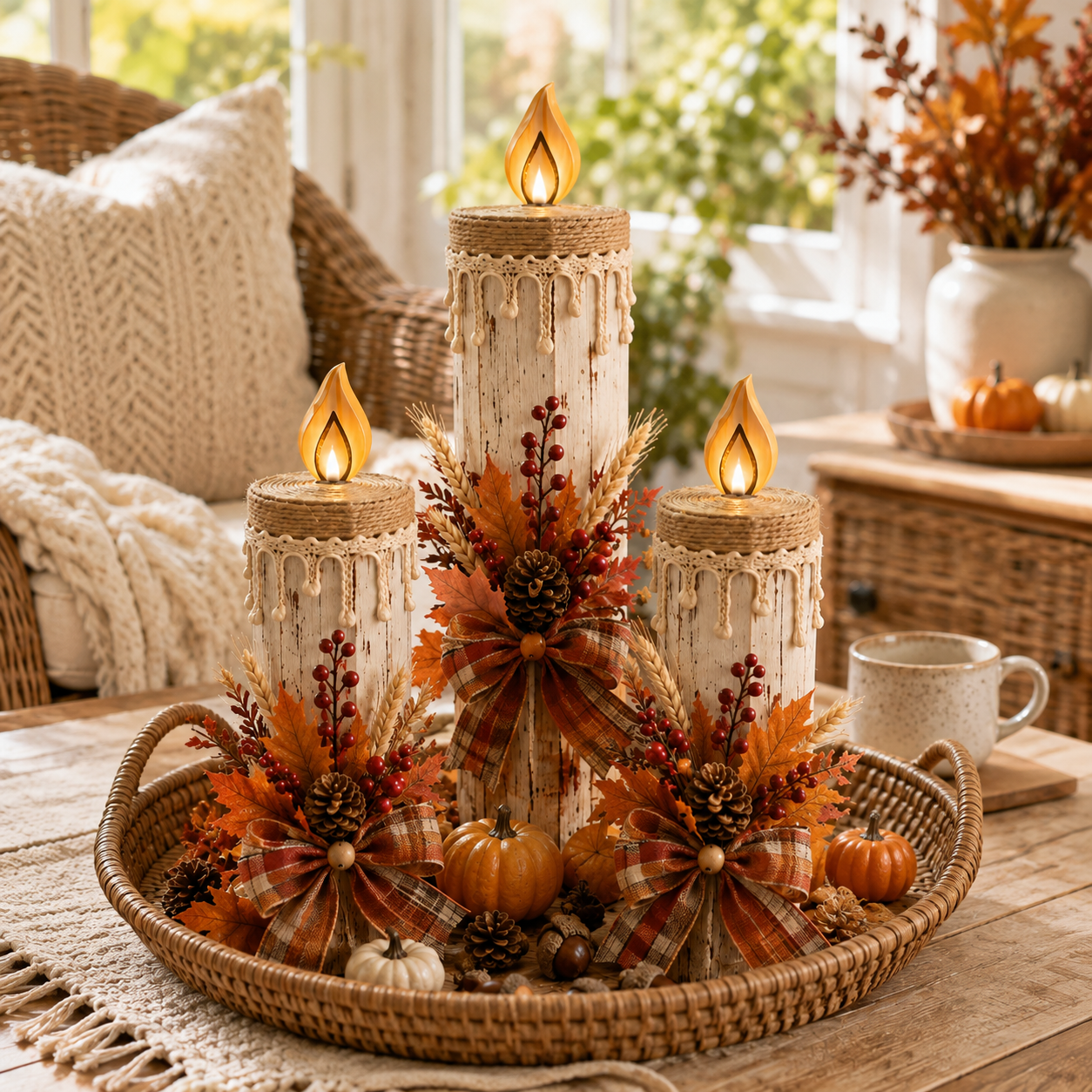 Harvest Glow Candle Trio