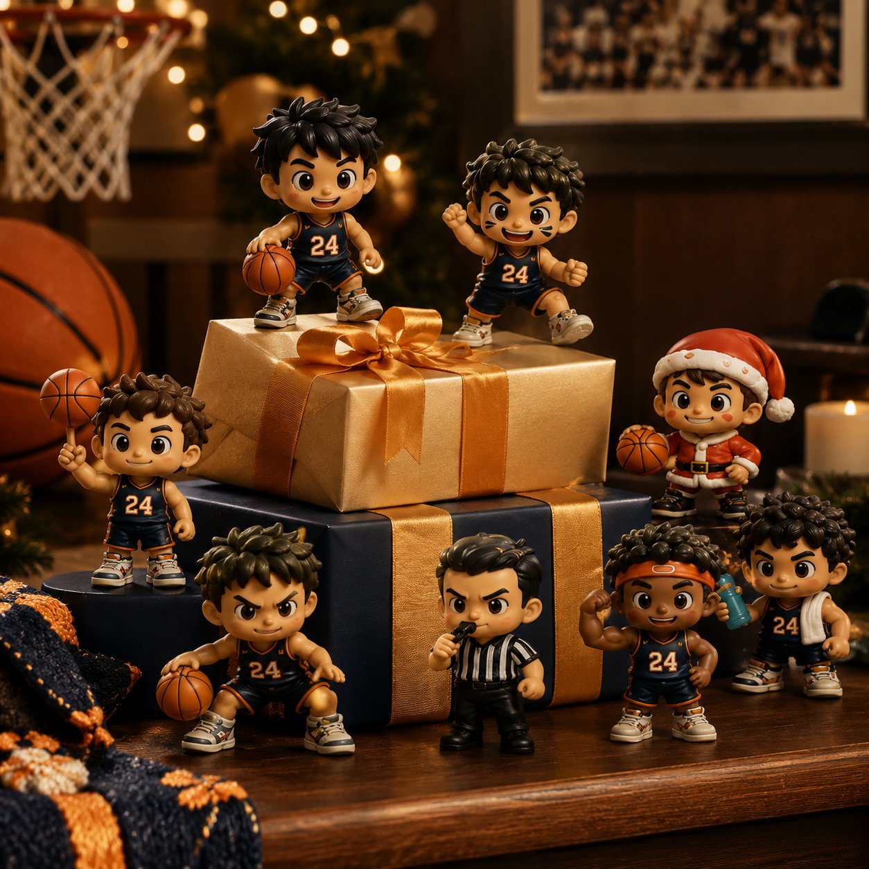 🏀24 Days of Basketball Magic Advent Calendar | 24 Collectible Basketball Figures 🎁