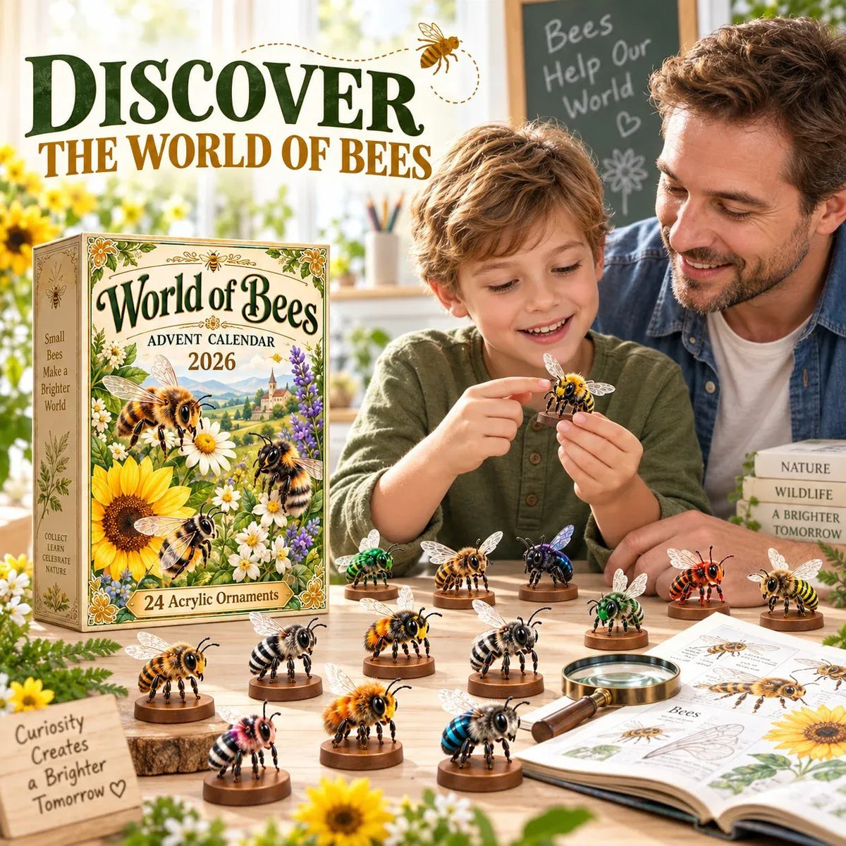 🐝 World of Bees 2026 Advent Calendar | 24 Unique Pollinator Keepsakes 🌿
