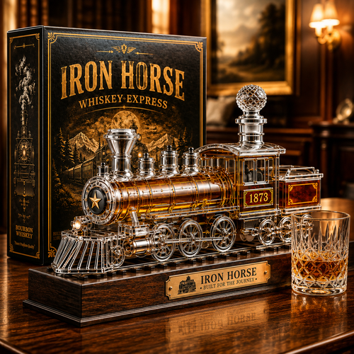 🚂 Iron Horse Whiskey Train Decanter