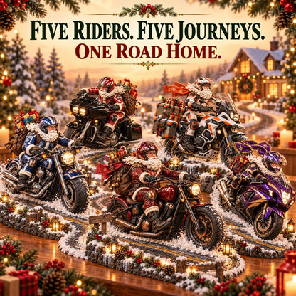 🏍️🎅 Santa’s Ride Home – Christmas Motorcycle Keepsake Collection💨