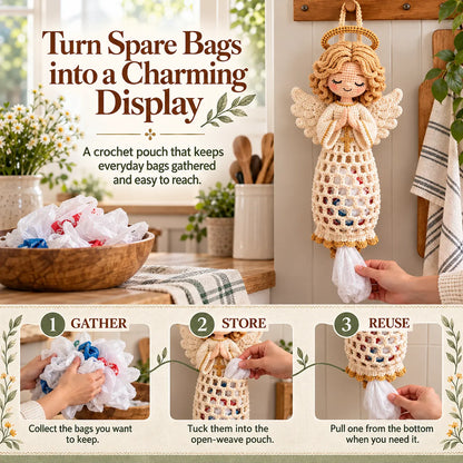 ⏳ Last Day 49% OFF – 🧶 Beginner-Friendly Blessed Home Crochet Bag Holder DIY Kit | 4 Faith-Inspired Designs with Yarn, Tools & Guide Included ✝️