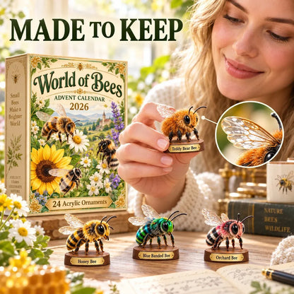 🐝 World of Bees 2026 Advent Calendar | 24 Unique Pollinator Keepsakes 🌿