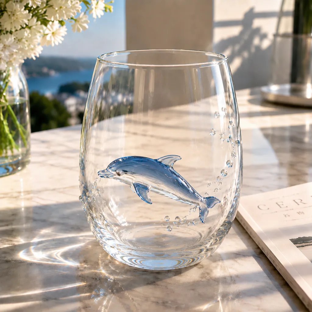 🐠✨ Handcrafted 3D Ocean Animal Glassware🐙Turn Every Sip into an Ocean Adventure