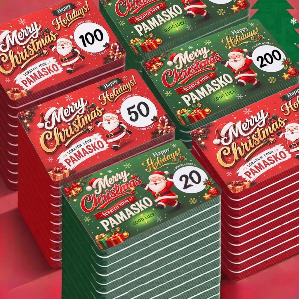 🎁🎄 Scratch & Surprise Christmas Party Cards – Festive Lucky Draw Game for Holiday Fun