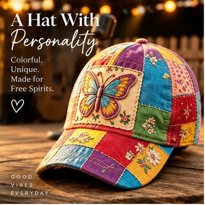 🎁 Coat of Many Colors — Country Queen Butterfly Cap