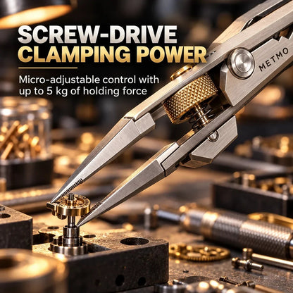 💥🏆🔧 Precision Locking Tweezers – Adjustable Grip & Interchangeable Jaws 🎯