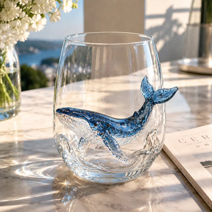 🐠✨ Handcrafted 3D Ocean Animal Glassware🐙Turn Every Sip into an Ocean Adventure
