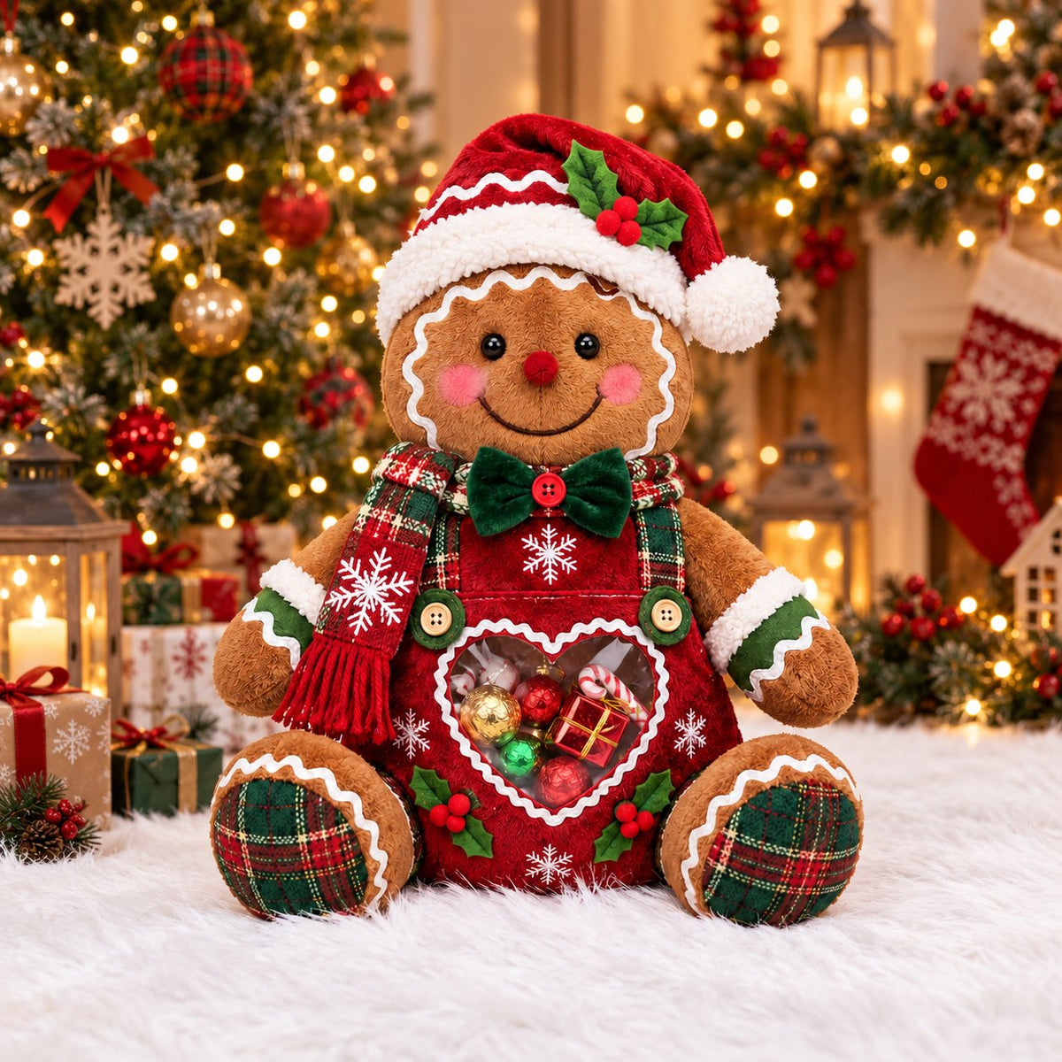 🎅 Refillable Christmas Figurine Treat Holder