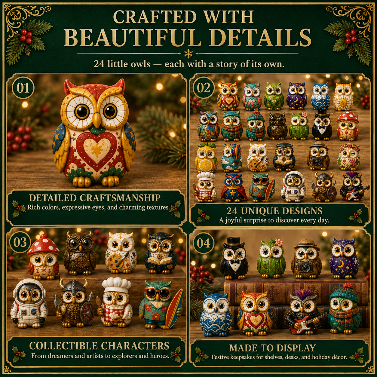 🦉🎁Whimsical Owls Advent Calendar 2026