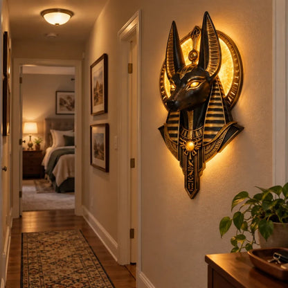 ☀️Anubis Guardian Wall Light – ANCIENT PRESENCE. MODERN GLOW