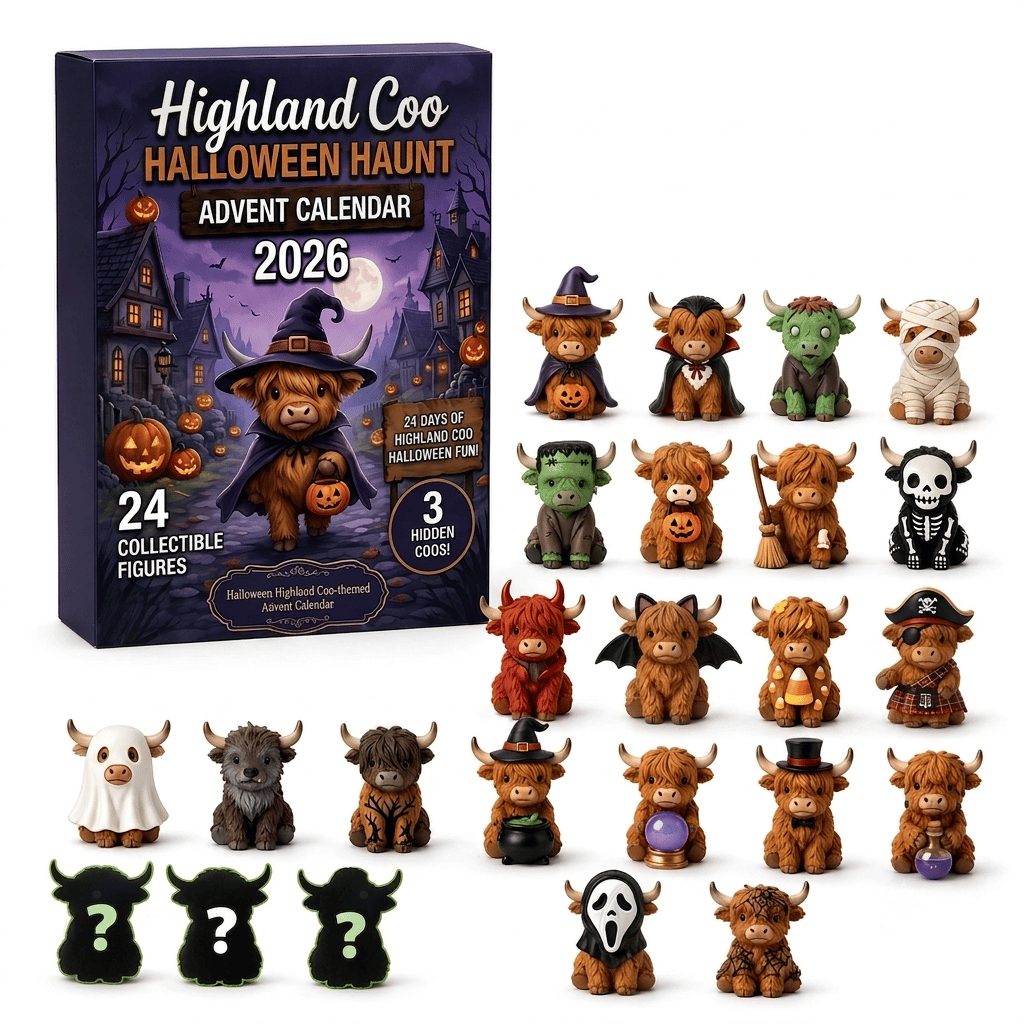 🐮 Highland Coo Halloween Haunt 2026 Advent Calendar