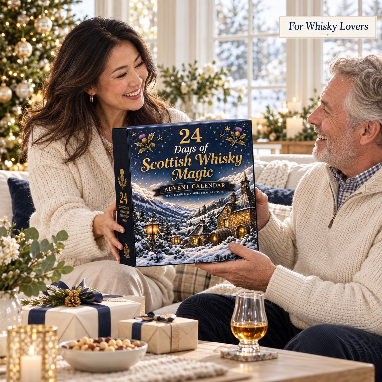 🥃Whisky-Themed Collectible Advent Calendar | 24 Surprises, Perfect Xmas Gift For Dads & Husbands