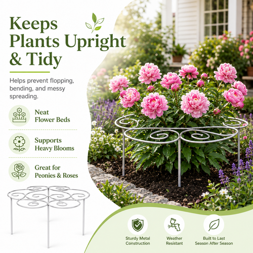 🌱✨Metal Plant Support Poles