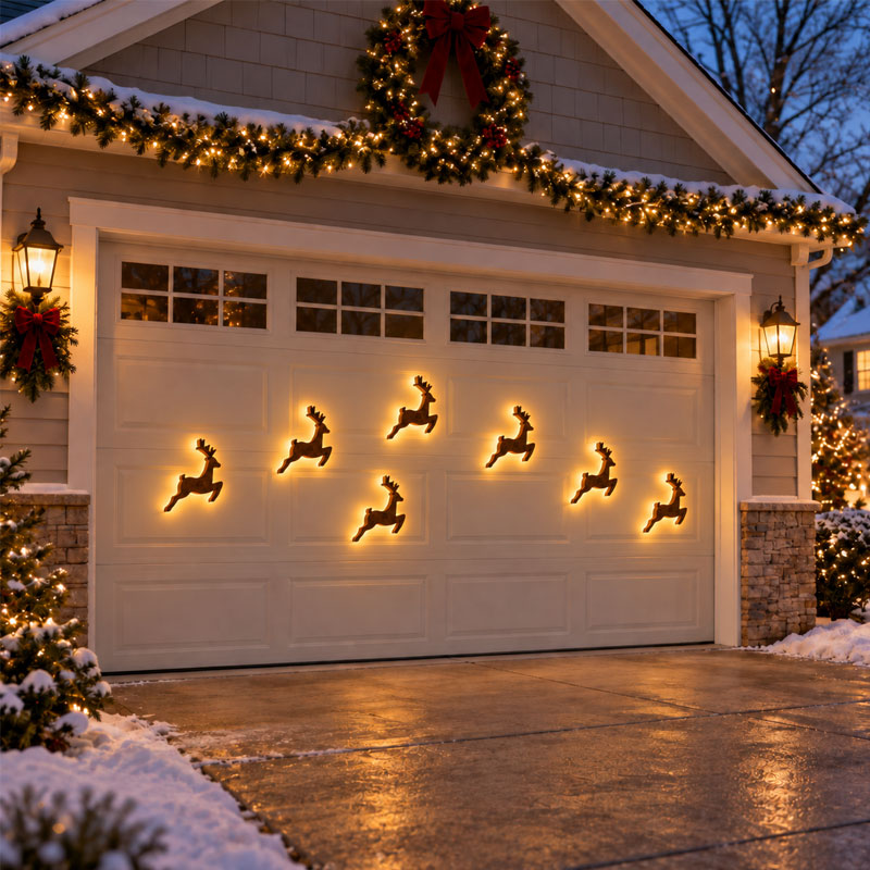 🦌Glowing Christmas Reindeer Wall Light – Cozy Festive LED Decor
