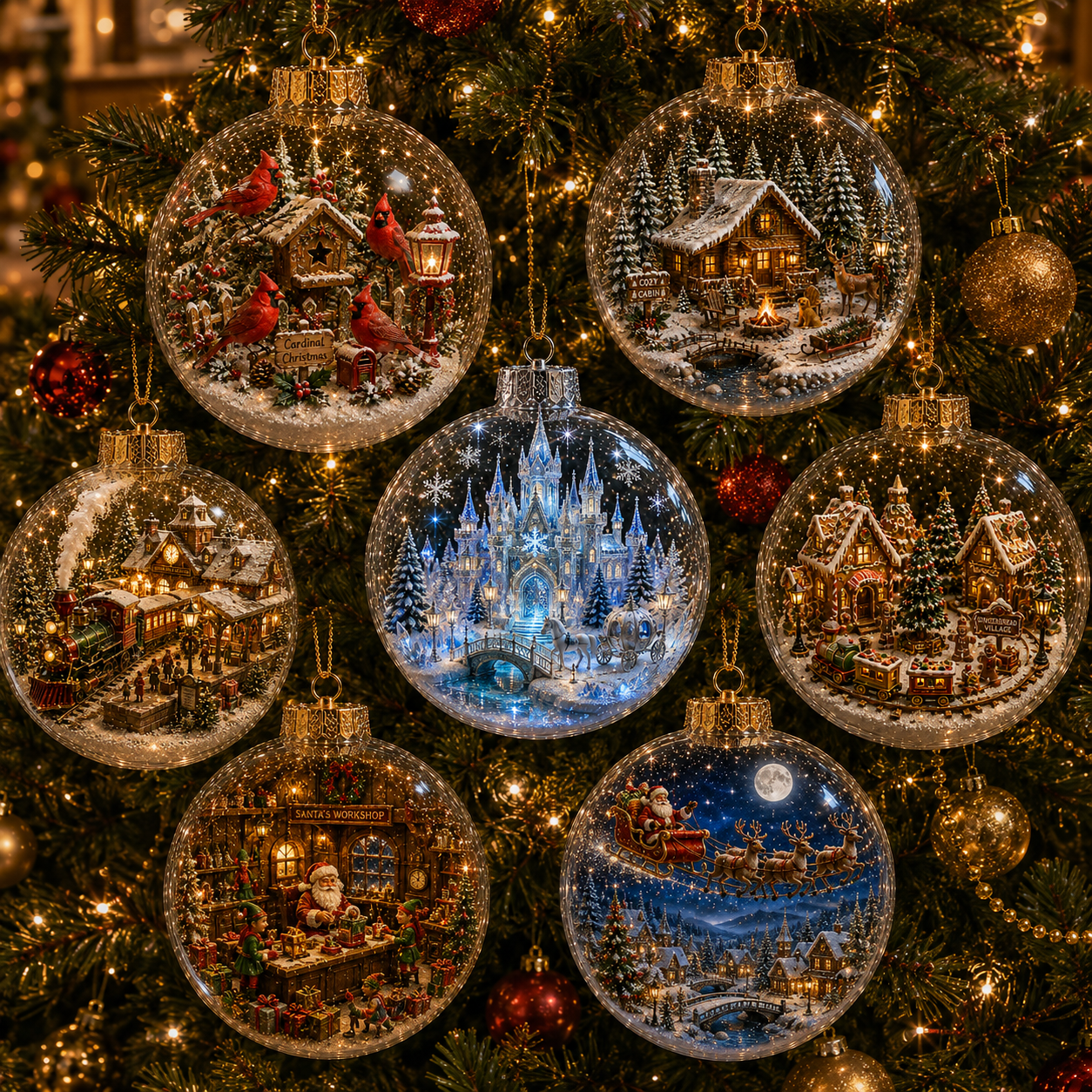 ⏰ Limited anniversary edition✨Christmas landscape decorations
