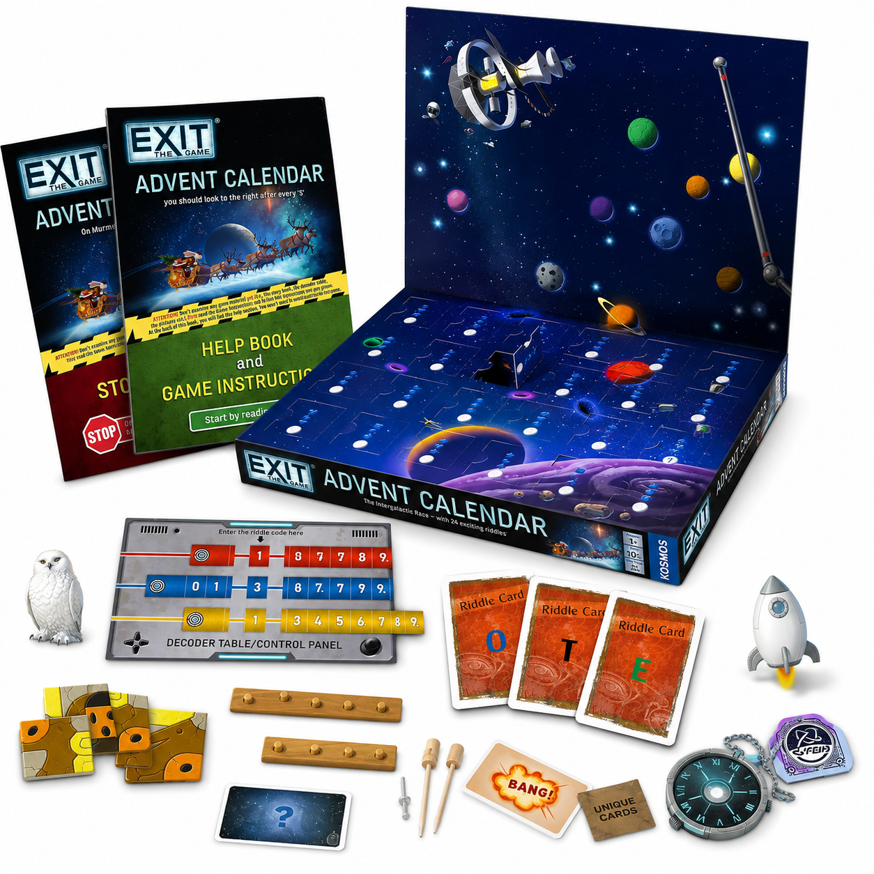 🎄 LAST DAY 49% OFF – 24-Day Cosmic Escape Room Advent Calendar🧩🚀