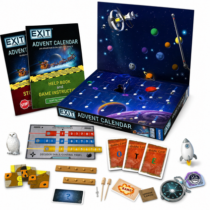 🎄 LAST DAY 49% OFF – 24-Day Cosmic Escape Room Advent Calendar🧩🚀