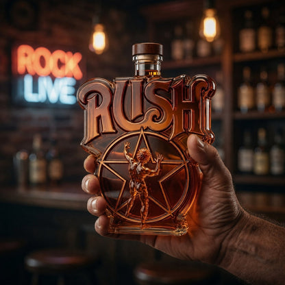 🎸 RUSH Fifty Something Reunion Tour Commemorative Decanter